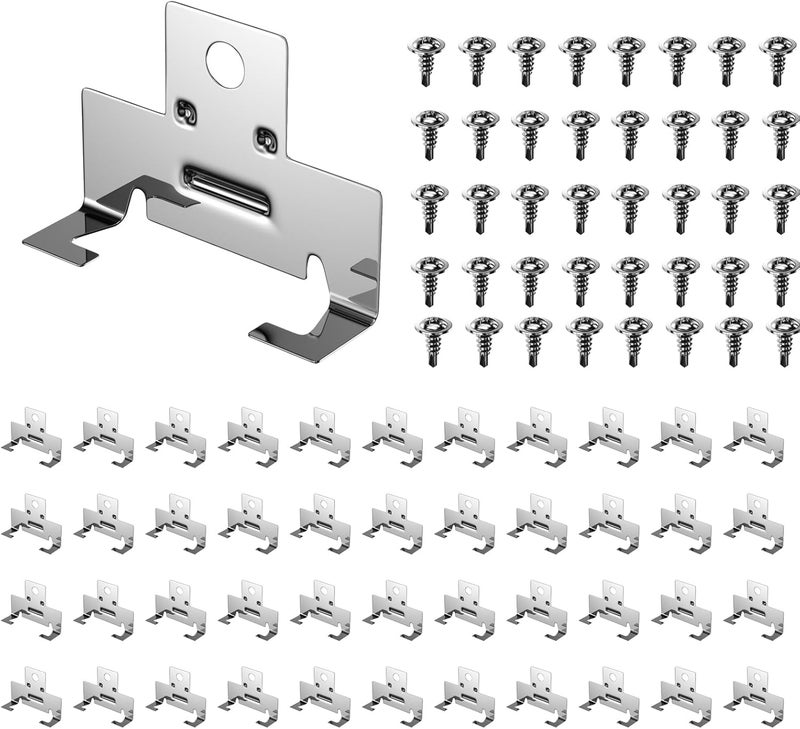 ROOWINTOO Recessed Light Clips for retrofitting recessed Light canisters, Downlight recessed Light Clips for use with Torsion Springs 40 Pack (20 Pairs) - Image 1
